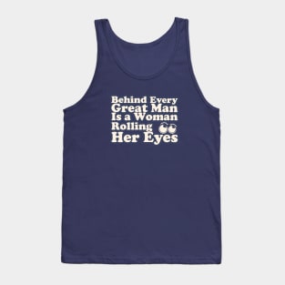 Funny quote about woman Tank Top